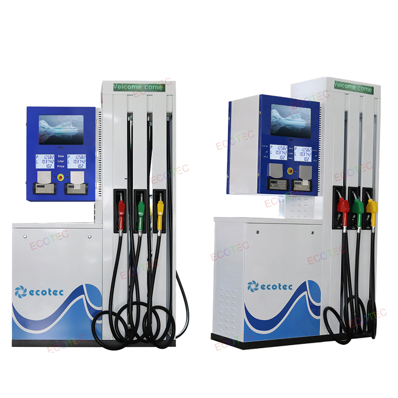 ဆီဆိုင်အတွက် ID CARD စနစ်ပါရှိသော Ecotec Smart Vending Machine Fuel Dispenser