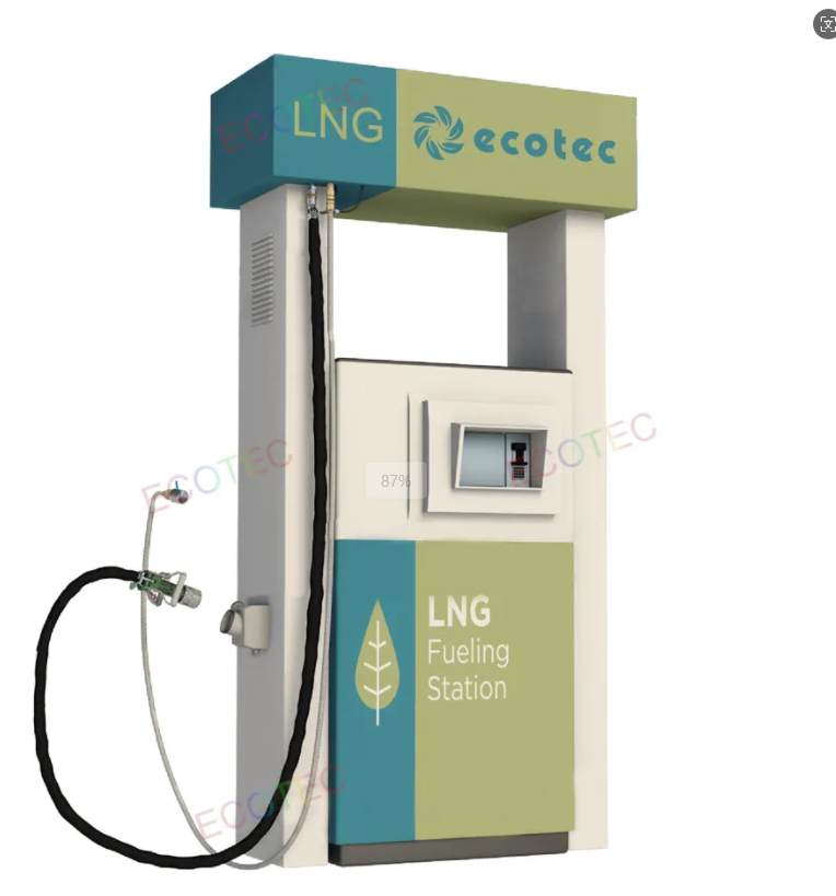 Estaci&oacute;n de servicio de GNL en contenedores con dispensador de GNL Ecotec