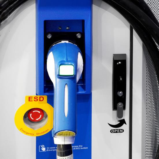 CCS split korpusega alalisvoolu kiirlaadija p&otilde;randale paigaldatav 30kw alalisvoolu laadimisjaam