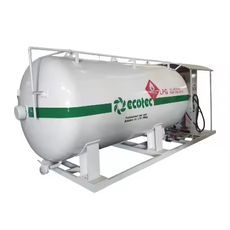Ecotec LPG Skid Station koos LPG tankimiskaaluga bensiinijaama jaoks