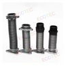 หน้าแปลนสแตนเลส Ecotec ในเกลียวตัวผู้ออกท่ออ่อนสำหรับตู้จ่ายน้ำมันเชื้อเพลิงของสถานีน้ำมัน