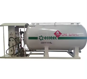 Ecotec 40CBM Lpg Skid Station พร้อมเครื่องจ่าย LPG สำหรับถังแก๊ส