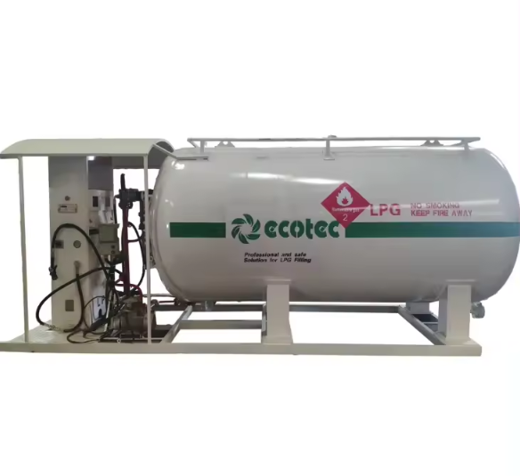 ສະຖານີ LPG Skid ທີ່ມີເຄື່ອງເຕີມ LPG ສໍາລັບຍານພາຫະນະແລະທໍ່ອາຍແກັສ