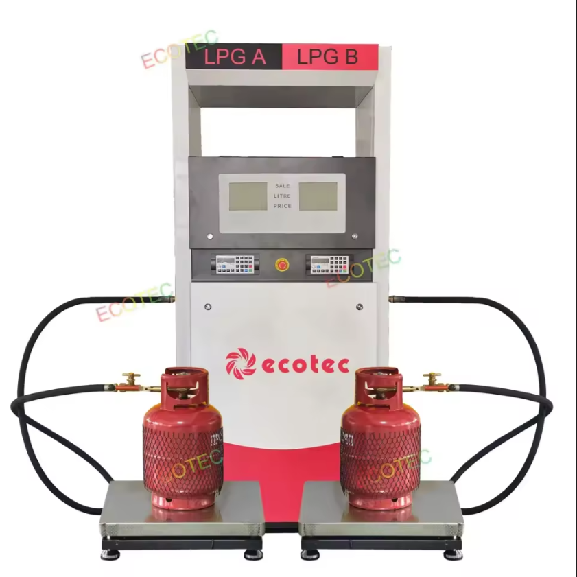 Ecotec LPG 充填スキッドステーション 100CBM 充填スケール付き