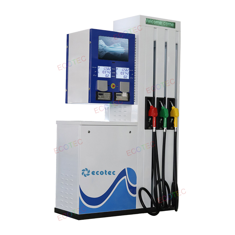 ဆီဆိုင်အတွက် ID CARD စနစ်ပါရှိသော Ecotec Smart Vending Machine Fuel Dispenser