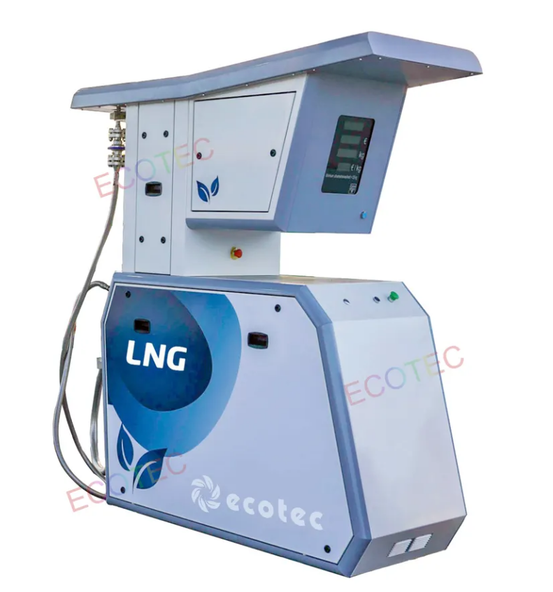 Estaci&oacute;n de servicio de GNL en contenedores con dispensador de GNL Ecotec