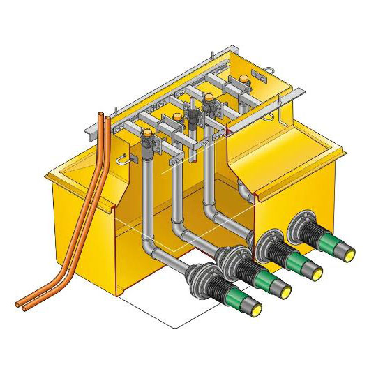 Ecotec HDPE Sump Fuel Dispensator Sump Upp Hose pro Gas Statio