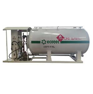 5CBM LPG スキッド LPG ステーション LPG ディスペンサー付き液化石油ガスポンプ LPG タンク 2.5Ton