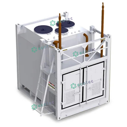 이중 노즐 연료 디스펜서를 갖춘 Ecotec 4500L 45FT 연료 컨테이너 스테이션