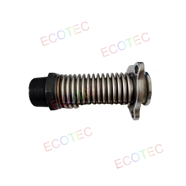Flange de a&ccedil;o inoxid&aacute;vel Ecotec em tubo flex&iacute;vel com rosca macho para dispensador de combust&iacute;vel de esta&ccedil;&atilde;o de &oacute;leo