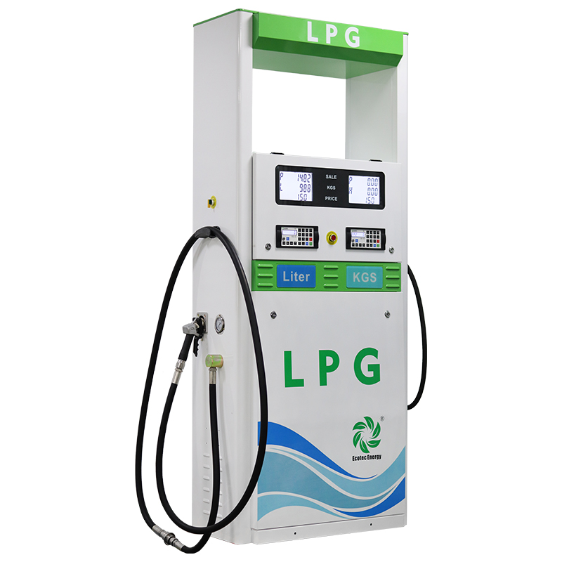 Ecotec с одной насадкой для сжиженного нефтяного газа, газовый насос, машина для наполнения сжиженным нефтяным газом для АЗС