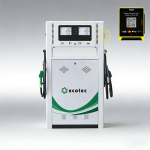 Dozator de combustibil autoservire cu duze duble din aluminiu Ecotec cu Nayax POS 45LPM 220V Certificat UL/ATEX