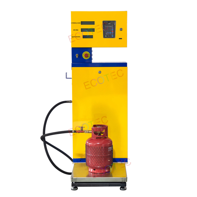 Ecotec gasolp&aring;fyllningsv&aring;g Gascylinderp&aring;fyllningsv&aring;g f&ouml;r gasolstation
