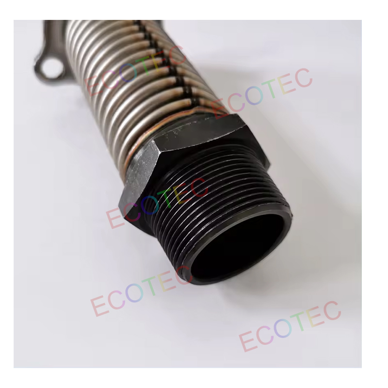 หน้าแปลนสแตนเลส Ecotec ในเกลียวตัวผู้ออกท่ออ่อนสำหรับตู้จ่ายน้ำมันเชื้อเพลิงของสถานีน้ำมัน