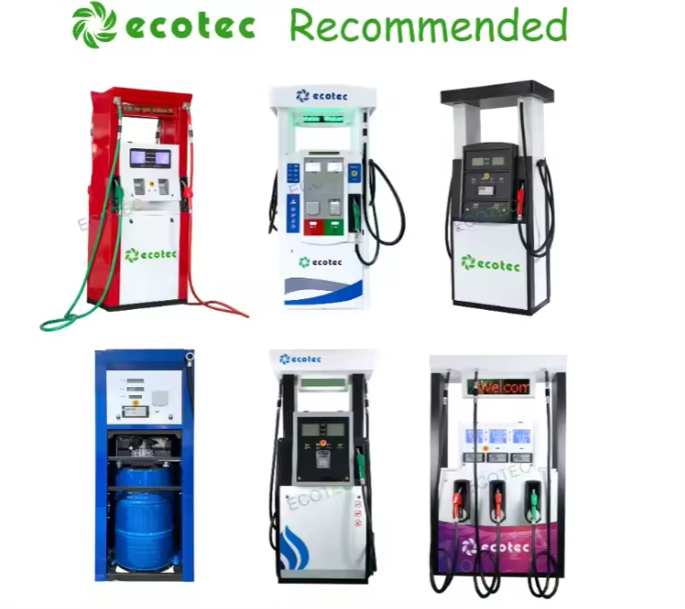 Ecotec FC366 LCD Οθόνη Προσαρμοσμένη Μονή & Διπλό Max 8 Ακροφύσιο Καυσίμου για Πώληση