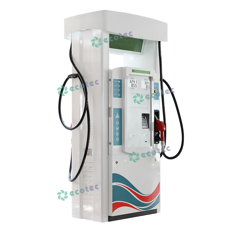 গ্যাস স্টেশন G224 এর জন্য Ecotec Gilbarco ফুয়েল ডিসপেনসার দুটি অগ্রভাগ পেট্রোল পাম্প জ্বালানী পাম্প