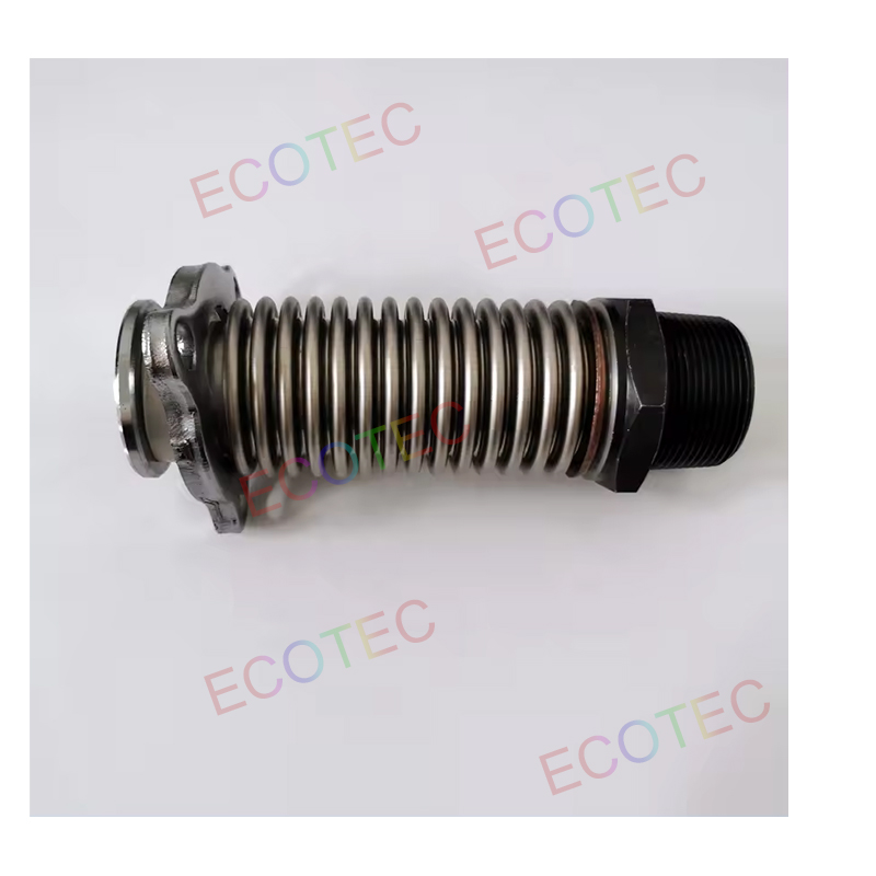 หน้าแปลนสแตนเลส Ecotec ในเกลียวตัวผู้ออกท่ออ่อนสำหรับตู้จ่ายน้ำมันเชื้อเพลิงของสถานีน้ำมัน