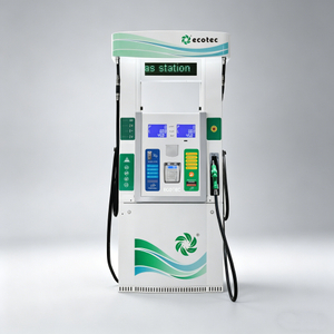 Ecotec Brandstofverspreider Met Kontantmuntmasjien Twee spuitpunte Petrolstasie Brandstofverkoopmasjien Gasdispenser