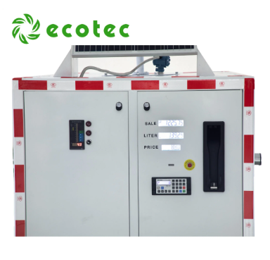 Mini benzinska stanica od 1000L sa solarnim panelom