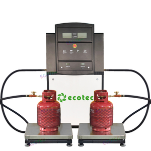 Ecotec Gas Liquid implens apparatu LPG Cylinder Dispensator cum pondus Scale pro Gas Station