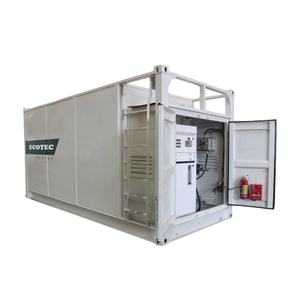 Ecotec 10T Tanque de combust&iacute;vel auto-agrupado de parede dupla com bomba M&oacute;vel Tanque de armazenamento de combust&iacute;vel Esta&ccedil;&atilde;o diesel
