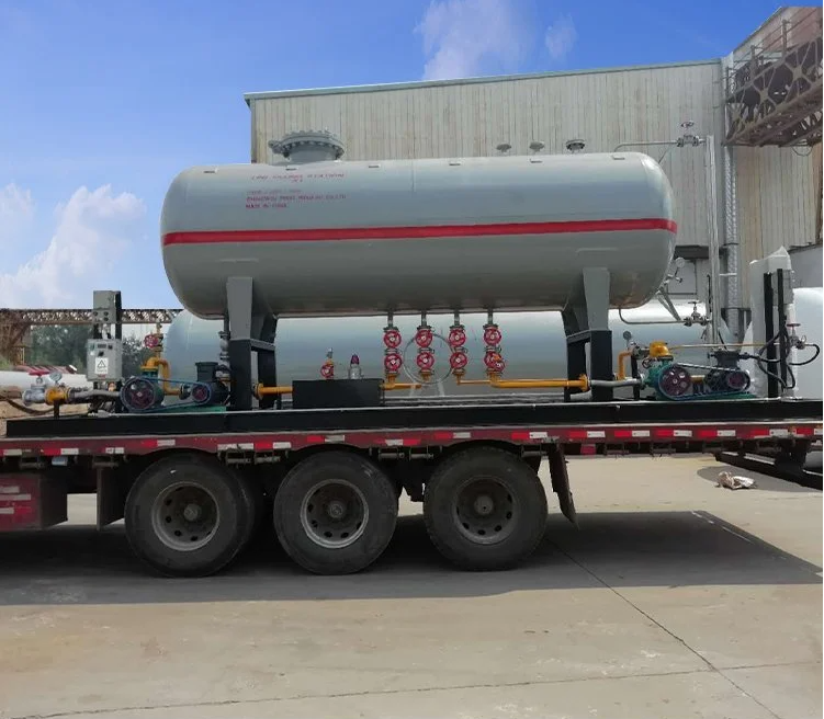 Zbiornik LPG o pojemności 20 ton i pojemności 40 metr&oacute;w sześciennych Stacja LPG