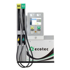 Ecotec Four Nozzle Fuel Dispenser with Two Unit Media TV for Gas Station FD244
