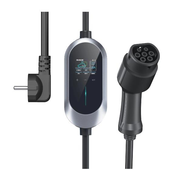 Ecotec EV Charging Station 8A-32A Կարգավորելի EV Charger Type 1 Cable 7.4m Electric Vehicle Charger