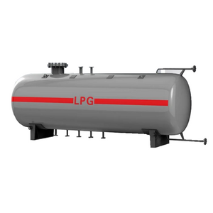 50 kubikmeter slag- og slidbestandig LPG over jorden lagertank til flydende olie og gas 25 ton