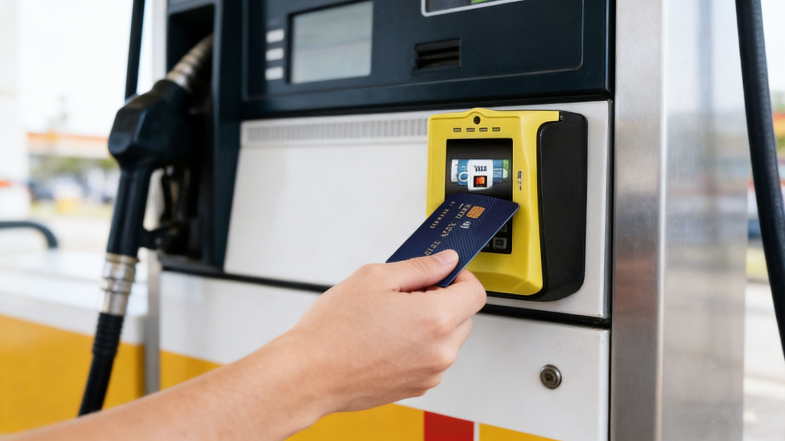 Ecotec 2 Nozzles Fuel Dispenser Nayax Pos վճարային համակարգով բանկային քարտի համար