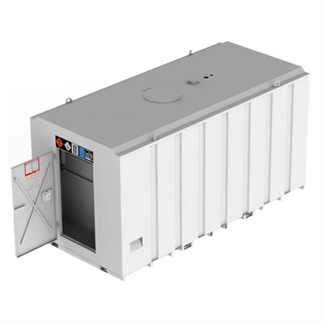 ALUMENTUM CUBE Mobile Container Station with Capacity of 10000L Single Optional panel solaris