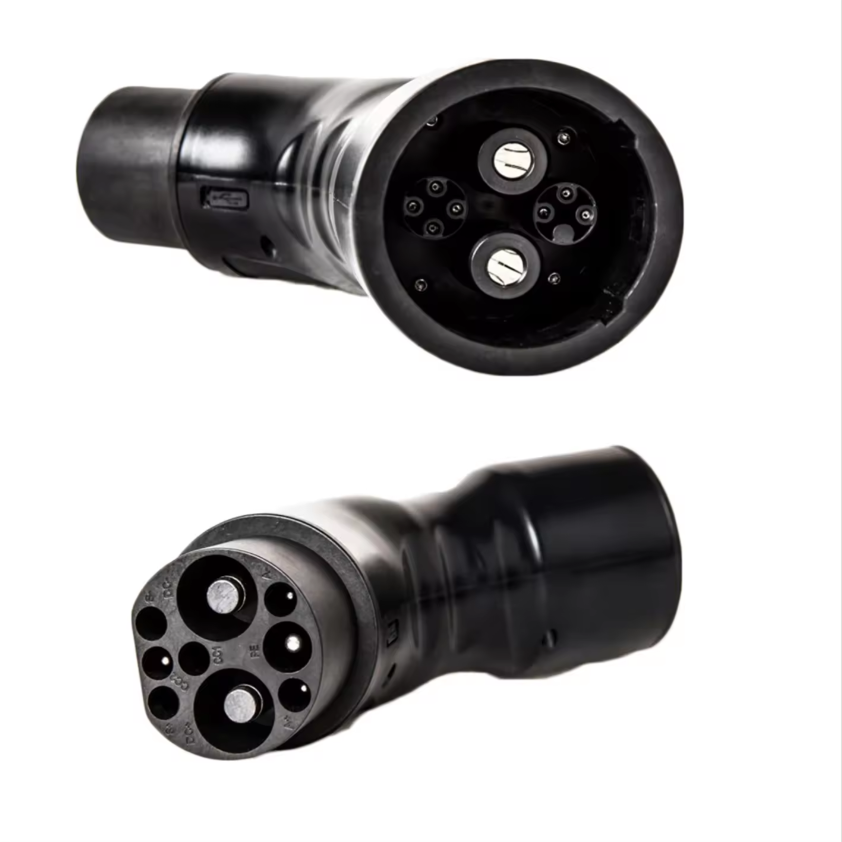Conector Ecotec DC CHAdeMO ev plugue de carregador r&aacute;pido para carregador EV 125A 200A cabo de 5 metros