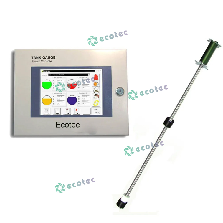 Ecotec outomatiese tenkmeterstelsel (ATG) Magnetostrictive Sonde Diesel Petrol Brandstof VPG-tenkbestuur vir vulstasie-bykomstighede