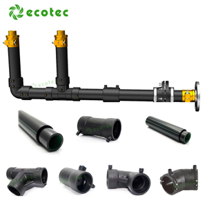 Tankstation underjordisk pvc r&oslash;rfittings hdpe dobbeltv&aelig;ggede korrugerede r&oslash;r &oslash;vre r&oslash;r