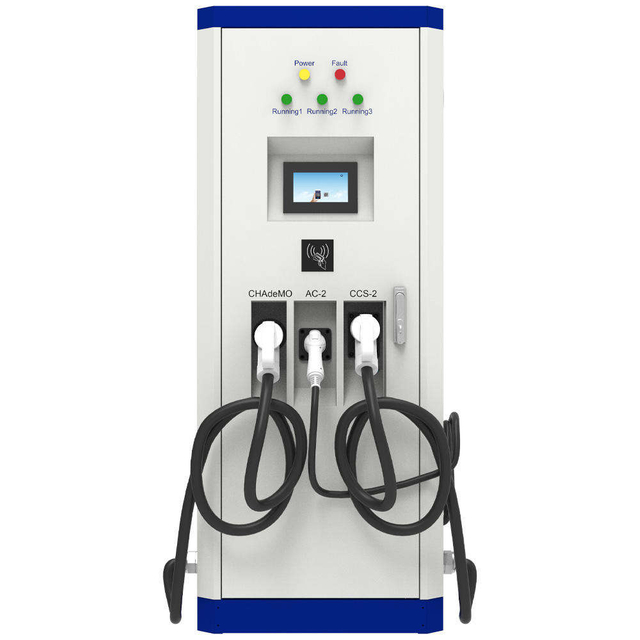 30kw 40kw 60kw 80kw 120kw 180kw կոմերցիոն dc արագ CCS2 CCS1 GB/T Chademo ev լիցքավորիչ OCPP ավտոմեքենայի լիցքավորման կայան