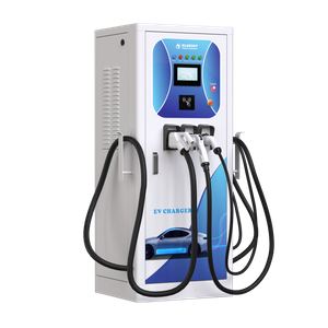 Tre pistoler 60KW CCS2 60KW Chademo 43KW AC typ 2 niv&aring; 3 EV Laddningsstation DC-laddare med POS-betalning