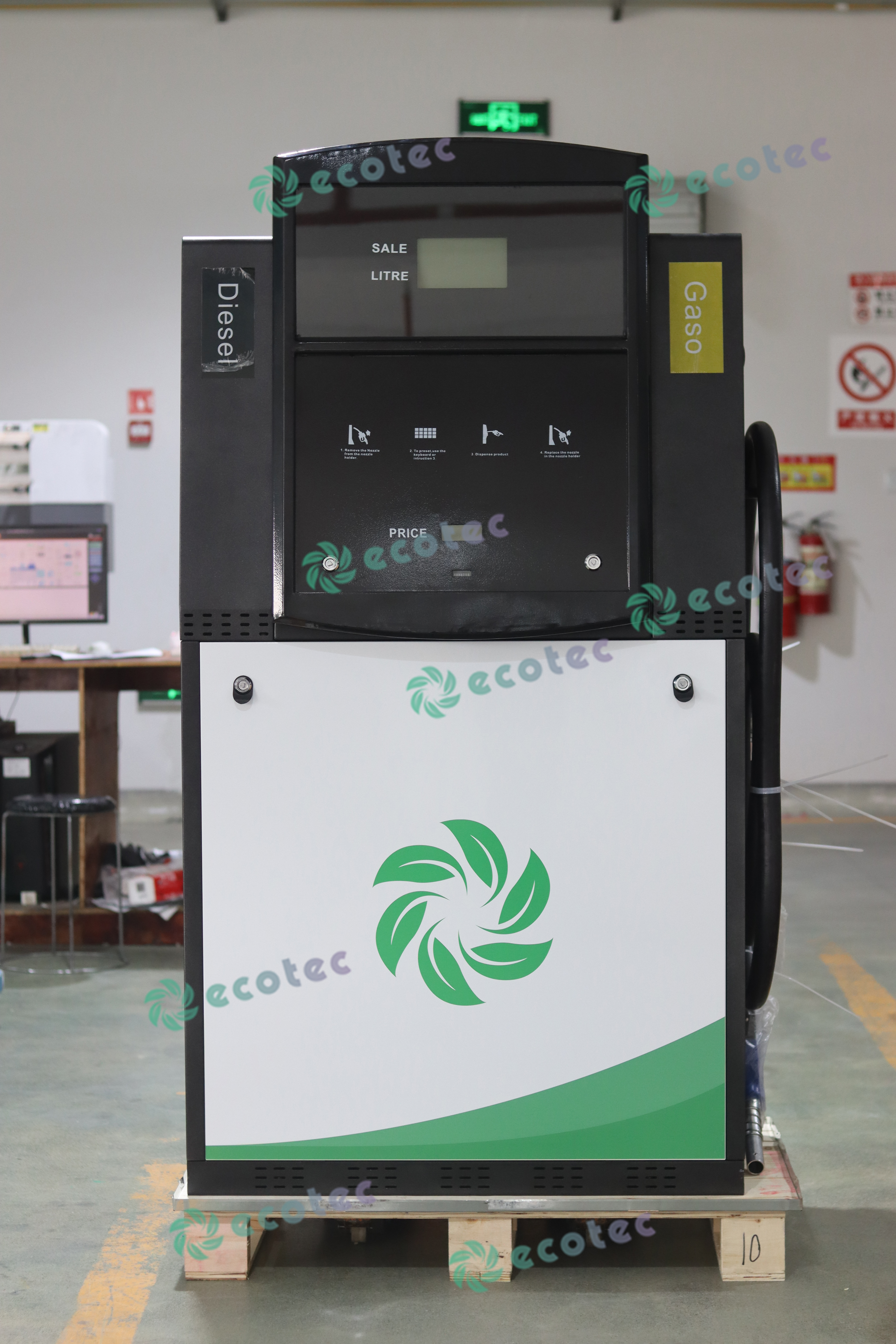 M&aacute;y ph&acirc;n phối nhi&ecirc;n liệu loại ch&igrave;m Ecotec với 2 v&ograve;i phun cho trạm nhi&ecirc;n liệu